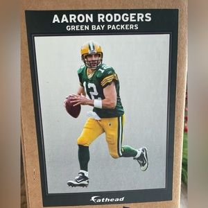 FatHeads Life Size Aaron Rodgers Green Bay Decal